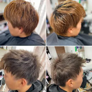 カラー メンズ glosstokyo所属・縮毛矯正技師須藤玲人 髪質改善師ゴトウのヘアスタイル