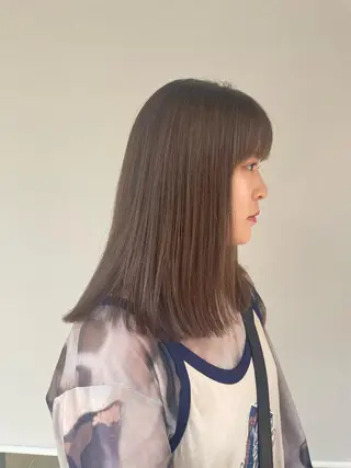 セミロング パーマ ナガミネアリサ/ 学芸大学/海外ヘアのヘアスタイル