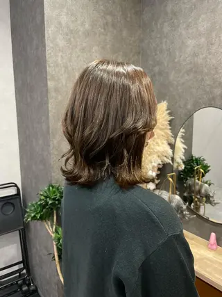 ミディアム カラー いなみね はるきのヘアスタイル