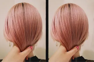 ミディアム ボブ ホノカのヘアスタイル