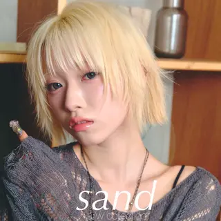 ショート sand clear横浜本店所属・似合わせレイヤー🌟 巻ける縮毛矯正みつきのヘアスタイル