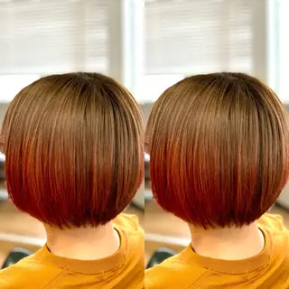 ショート SALOWIN心斎橋Suite店所属・ブリーチ毛にもできる 縮毛矯正|鷹司郎のヘアスタイル