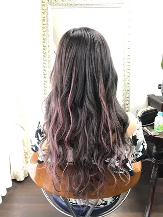 ロング ヘアアレンジ マツエク・マツパ extentionspace Shuon所属・KITTY 立川のマツエク・マツパデザイン