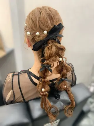 ヘアアレンジ Make up Salon Flow所属・中川 沙里のヘアスタイル