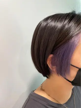 ショート カラー 韓国風カラー🤎 𝒄𝒉𝒊𝒌𝒂のヘアスタイル