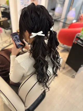 ロング lachiq R+ カイトのヘアスタイル