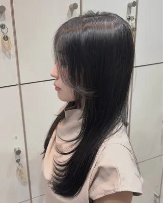 ロング ボブ/ショート/金田 夏葵のヘアスタイル