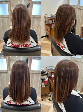 セミロング ARISE🐳 安達 紫帆のヘアスタイル