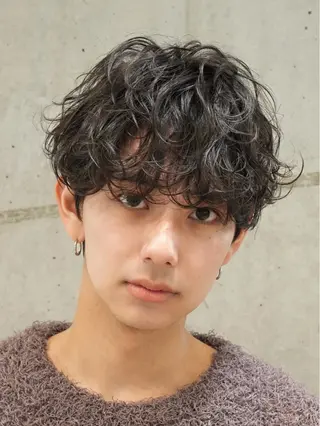 パーマ メンズ ゆきえ🤍 fifth/パーマ‪のヘアスタイル