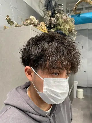 ショート カラー パーマ メンズ 🔥メンズヘア🔥 セヤシュウヘイのヘアスタイル