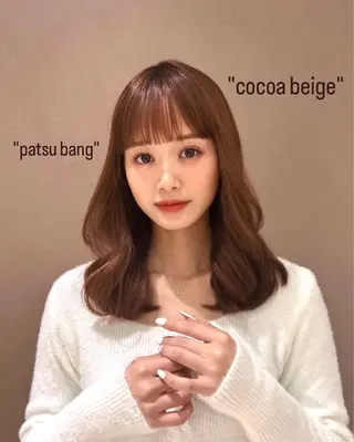 ミディアム ミディアムヘア Chifumiのヘアスタイル