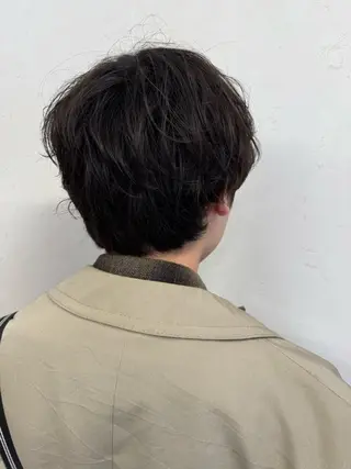 ショート メンズ パーマ/ハイトーン /吉田眞のヘアスタイル