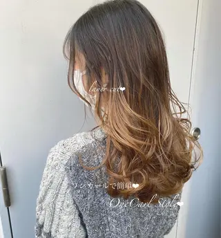 ロング カラー ヘアアレンジ Rene'所属・当日予約⭕️ JUNYAのヘアスタイル