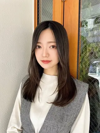 カラー ナチュラルな仕上がり 🫧💜nakanoのヘアスタイル