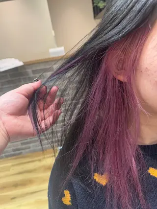 セミロング 宮垣 七海のヘアスタイル