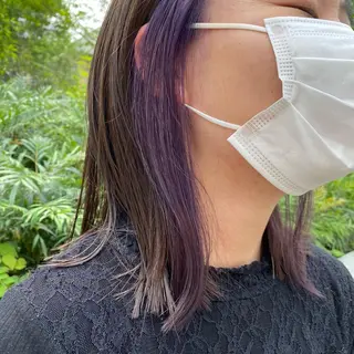 ミディアム カラー kai .のヘアスタイル