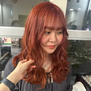 カラー noa / 郡山ボブ ×透明感カラーのヘアスタイル