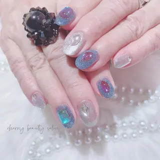 ショート ネイル SAKURA 🍒のネイルデザイン