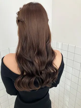 ロング カラー GOTODAY シェアサロン梅田NU茶屋町店所属・髪質改善/艶カラー 縮毛矯正/みほのヘアスタイル