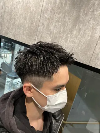 ショート カラー パーマ メンズ 🔥メンズ超特化🔥 青木海斗のヘアスタイル