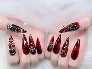 ネイル MoMoA Nail ネイル長さ出し専門店のネイルデザイン