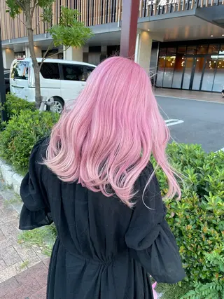 セミロング カラー 篠原 幹のヘアスタイル