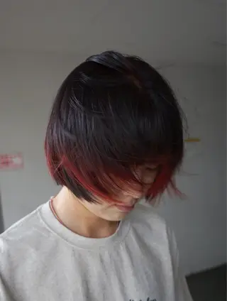 ショート カラー 産休中です 艶カラー♡オカのヘアスタイル