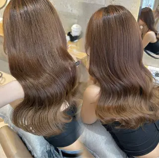 ロング カラー レイヤー/ブリなしW 美玖のヘアスタイル