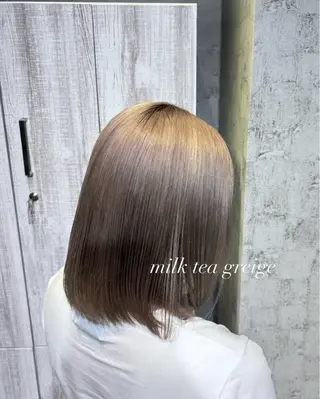 カラー くすみカラー 🤎 髪質改善🪞✨/伽音のヘアスタイル