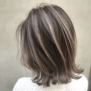 カラー 艶カラー/ボブ /似合わせ/田口愛那のヘアスタイル