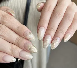 ネイル Ray. ちゅるん系ニュアンスのネイルデザイン