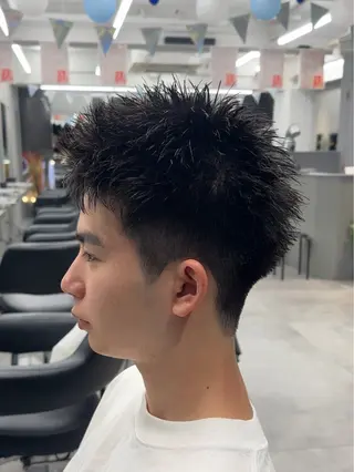 ショート メンズ OVARL by apish所属・【メンズパーマ】 横田結希のヘアスタイル