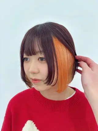 カラー Wカラー/暖色/べ ージュりく©︎🐝のヘアスタイル