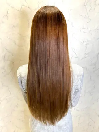 ロング 🔸縮毛矯正/髪質 改善カラー石崎🔸のヘアスタイル