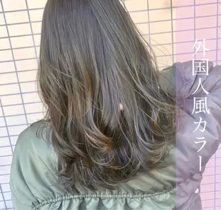 ミディアム ♡モテ髪/似合わせ♡ 透明感/JUICE♡のヘアスタイル