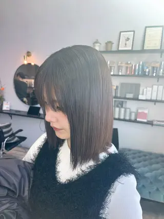 ミディアム 垢抜け/イメチェン color🦩ちあきのヘアスタイル