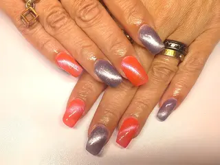 ミディアム AQUA nailのネイルデザイン