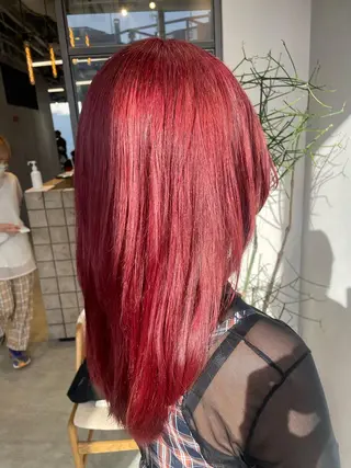 セミロング カラー 透明感カラー✨艶髪 制作🌱山根あゆみのヘアスタイル