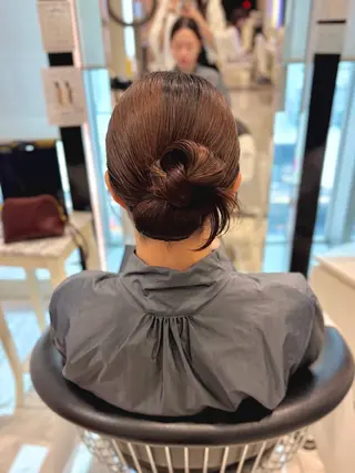 ヘアアレンジ 🌸銀座No.1パー マ🌸いでいあやのヘアスタイル