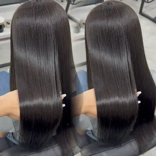 ロング カラー 赤み無し柔らかカラー 【梅田】madokaのヘアスタイル