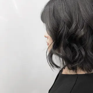 ミディアム 透明感カラー❄️要 半個室×マンツーマンのヘアスタイル