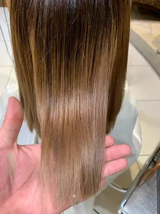 ミディアム 新宿メンズパーマ メンズバレイヤージュのヘアスタイル