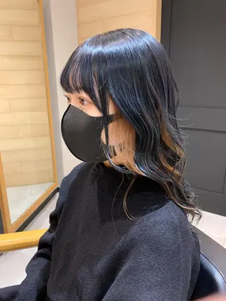 カラー 名古屋／デザイン／ ブリーチ/松井亮磨のヘアスタイル