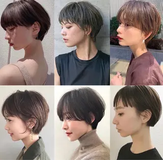 ショート コウ チホウのヘアスタイル