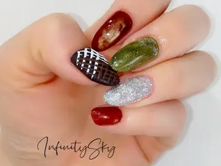ネイル infinity skyのネイルデザイン