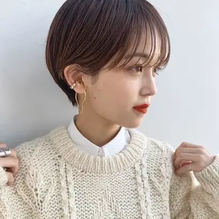 ショート 松崎 遼大のヘアスタイル