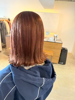 ミディアム 宮原 愛果のヘアスタイル
