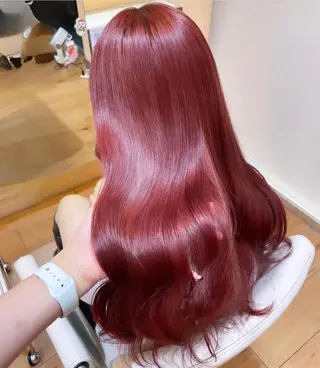 ロング カラー SALOWIN 栄所属・河西 彩香/ブリーチカラーのヘアスタイル