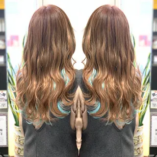 ロング カラー 韓国カラー/エクステ carryのヘアスタイル