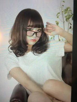 ミディアム カラー 横川 貴勲のヘアスタイル